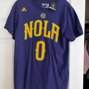 DeMarcus Cousins Adidas NOLA T-Shirt Jersey